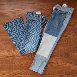 Abercrombie kids 2 pairs jeans